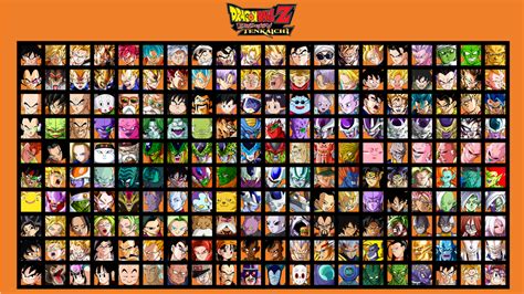 All Confirmed Roster in Dragon Ball Z Budokai Tenkaichi 4.